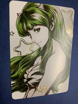Lum Urusei Yatsura Hot Anime Doujin Gold Foil Holo Art Trading Card ACG Carddass - Image 5