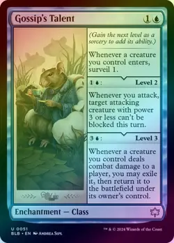 🔮Gossip's Talent - Foil - Bloomborrow - MTG - Image 1