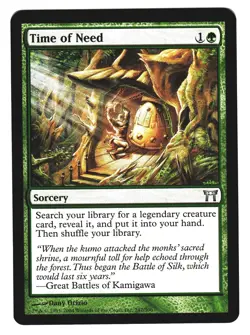 Magic The Gathering CHAMPIONS OF KAMIGAWA 2004 CHK #247 Time of Need x4 LP NM - Image 1