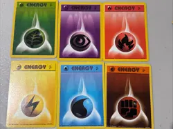 Pokemon Energy Cards Base Set 2 Energy Lot - MP/HP - Image 1