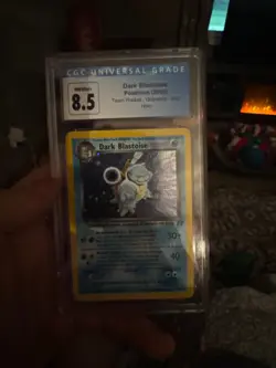 CGC 8.5 - 2000 Pokemon TCG - Dark Blastoise - Team Rocket Unlimited - Holo - Image 1