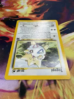 Togepi 30 LP Black Star Promo Non Holo 2000 WoTC Pokemon TCG - Image 3