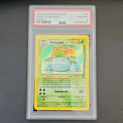 Pokemon Venusaur Base Set 2 Holo Rare PSA 8 #18/130 2000 Wizards of the Coast - Image 1