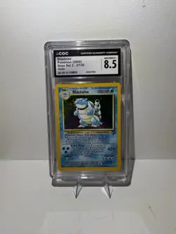 Pokemon Blastoise Base Set 2 Holo Rare 2/130 CGC 8.5 2000 WOTC (New CGC Label) - Image 1