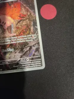 Pokemon TCG 2025 Volcarona Black Bolt Illustration Rare 100/086 - Image 3