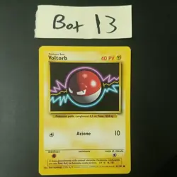4th Print Base Set Pokemon TCG Voltorb 67/102 Common LP/MP Italian - Image 1