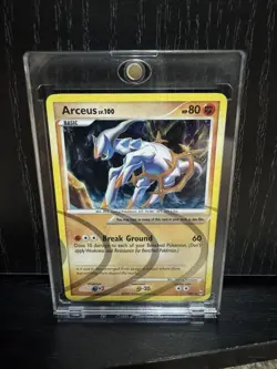 Pokemon TCG Arceus AR8 LV. 100 Platinum Holo Rare 2009 Edition - Image 1