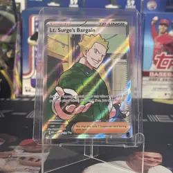 Pokemon TCG - Lt. Surge's Bargain 170/132 Ultra Rare Full Art Mega Evolution - Image 1