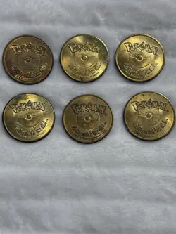 These are vintage 1999 Hasbro Pokemon Battling Coins Various Characters Lot #6 - Image 3