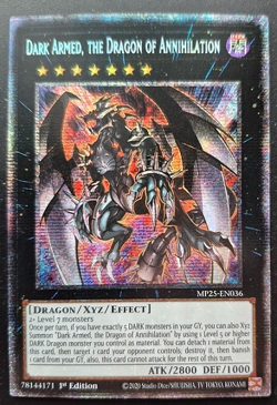 YUGIOH Dark Armed, The Dragon of Annihilation MP25-EN036 1st Ed Starlight NM 1X - Image 1