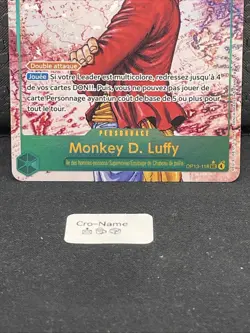 One Piece Card Game Carte Holo Monkey.D.Luffy OP13-118 Alt FR - Image 4