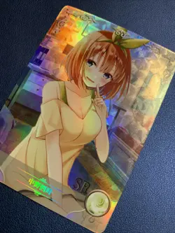 Yotsuba Nakano Quintuplets 53 Holo Doujin Goddess CCG TCG Anime Waifu Card Girl - Image 3