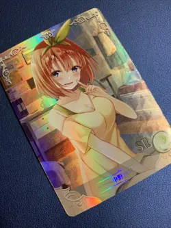 Yotsuba Nakano Quintuplets 53 Holo Doujin Goddess CCG TCG Anime Waifu Card Girl - Image 4