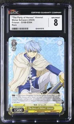Weiss Schwarz English "The Party of Heroes" Himmel S108-E004 2024 Frieren: CGC 8 - Image 1