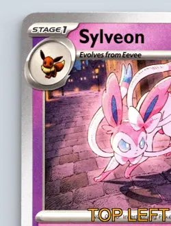 Stage 1 Sylveon HP 120 Mystical Return Disarming Voice Pink Elegance - Image 3