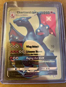 Pokemon Charizard GX 250HP Gold Foil Fan Art Card SV49 / SV94 - Image 1