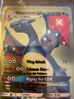 Pokemon Charizard GX 250HP Gold Foil Fan Art Card SV49 / SV94 - Image 3