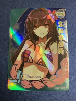 Semiramis Fate Grand 76 Goddess Story Anime Swimsuit Waifu Card Girl Foil Doujin - Image 1