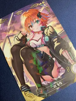 Asuka Ninomiya Idolmaster Foil Holo Doujin Goddess CCG TCG Anime Waifu Card Gir - Image 4