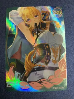 Jean Genshin Impact Hot Goddess Story Anime Swimsuit Waifu Card Girl Foil Doujin - Image 1
