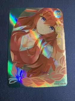 Itsuki Hot Quintuplets Goddess Story Anime Swimsuit Waifu Card Girl Foil Doujin - Image 1