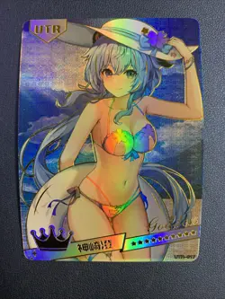 GanYu Genshin Impact Holo UTR 17 Swimsuit Goddess Waifu Card Girl Doujin Anime - Image 1