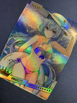 GanYu Genshin Impact Holo UTR 17 Swimsuit Goddess Waifu Card Girl Doujin Anime - Image 3