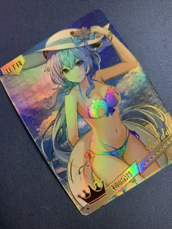 GanYu Genshin Impact Holo UTR 17 Swimsuit Goddess Waifu Card Girl Doujin Anime - Image 4