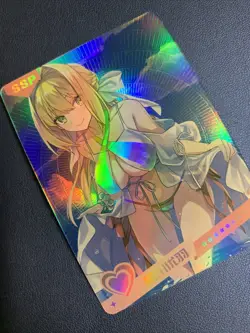 Saber Fate FGO Nero Holo SSP 12 Swimsuit Goddess Waifu Card Girl Doujin Anime - Image 4