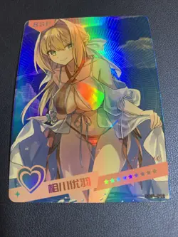 Saber Fate FGO Nero Holo SSP 12 Swimsuit Goddess Waifu Card Girl Doujin Anime - Image 5