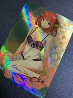 Nino Nakano Quintuplets Goddess Story Anime Swimsuit Waifu Card Girl Foil Doujin - Image 4