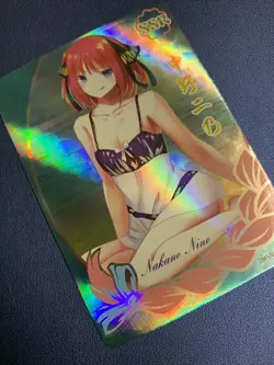 Nino Nakano Quintuplets Goddess Story Anime Swimsuit Waifu Card Girl Foil Doujin - Image 5
