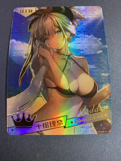Saber Fate Grand Order Holo UTR 15 Swimsuit Goddess Waifu Card Girl Doujin Anime - Image 5