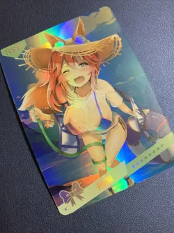 Tamamo Fate FGO Grand Hot Holo 11 Swimsuit Goddess Waifu Card Girl Doujin Anime - Image 4
