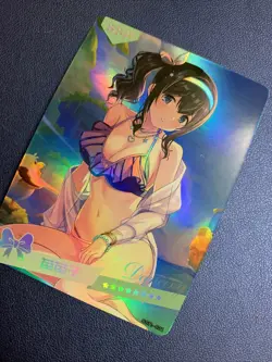 Fumika Sagisawa Love Holo SSR 21 Swimsuit Goddess Waifu Card Girl Doujin Anime - Image 3