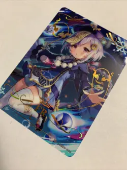 QiQi Genshin Impact Cute Foil FR Goddess CCG TCG 10M03-066 Anime Waifu Card Girl - Image 4
