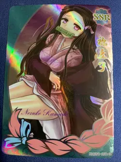 Nezuko Kamado Demon Slayer SSR Goddess Story Anime Waifu Card Girl Foil Doujin - Image 1