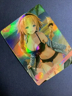 Jeanne D’Arc Fate FGO Holo SSP 1 Swimsuit Goddess Waifu Card Girl Doujin Anime - Image 4