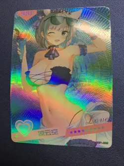 Cheshire Azur Lane Cute Holo SSP 9 Swimsuit Goddess Waifu Card Girl Doujin Anime - Image 5