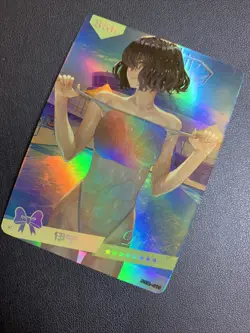 Ayane Himura Hero My Holo SSR 19 Swimsuit Goddess Waifu Card Girl Doujin Anime - Image 3