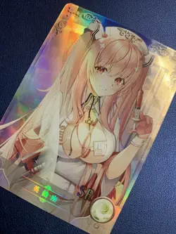 HMS Perseus Azur Lane SR 47 Holo Doujin Goddess CCG TCG Anime Waifu Card Girl - Image 3