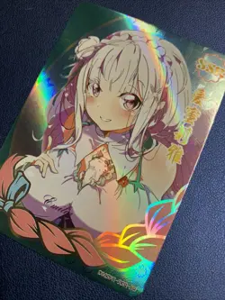 Emilia Re:Zero Life In 38 SSR Goddess Anime Swimsuit Waifu Card Girl Foil Doujin - Image 4