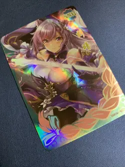 Keqing Genshin Impact Goddess Story Anime Swimsuit Waifu Card Girl Foil Doujin - Image 5