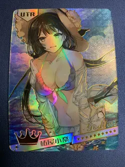 Kizuna Ai Vtuber Hot Holo UTR 9 Swimsuit Goddess Waifu Card Girl Doujin Anime - Image 1