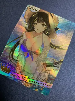 Kizuna Ai Vtuber Hot Holo UTR 9 Swimsuit Goddess Waifu Card Girl Doujin Anime - Image 3