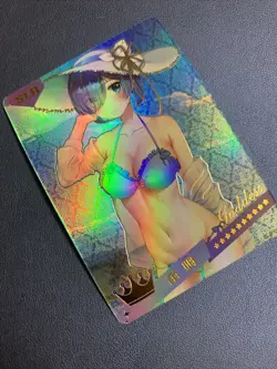 REM Re:Zero Hot Cute Holo SLR 11 Swimsuit Goddess Waifu Card Girl Doujin Anime - Image 4
