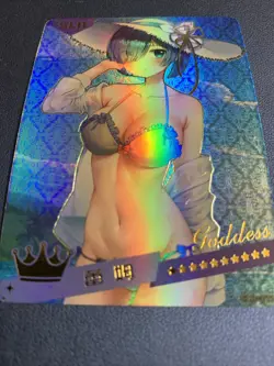 REM Re:Zero Hot Cute Holo SLR 11 Swimsuit Goddess Waifu Card Girl Doujin Anime - Image 5