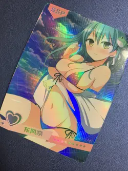 Sanae Kochiya Touhou Holo SSP 7 Swimsuit Goddess Waifu Card Girl Doujin Anime - Image 3