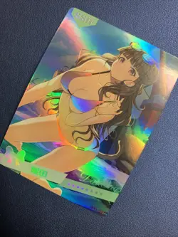 Komi Shouko Communicate Holo SSR 2 Swimsuit Goddess Waifu Card Girl Doujin Anime - Image 3