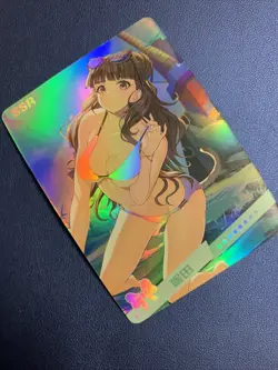 Komi Shouko Communicate Holo SSR 2 Swimsuit Goddess Waifu Card Girl Doujin Anime - Image 4
